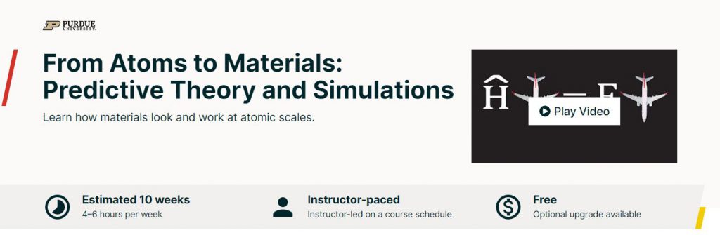 From Atoms to Materials: Predictive Theory and Simulations